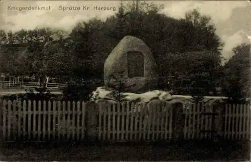 Ak Sprötze Buchholz in der Nordheide, Kriegerdenkmal