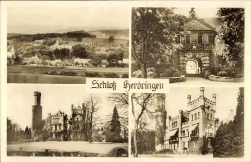 Ak Herdringen Arnsberg im Sauerland, Schloss