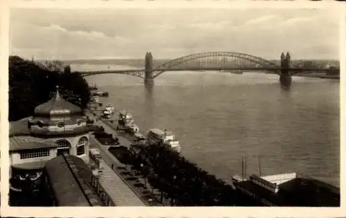 Ak Bonn am Rhein, Rheinbrücke