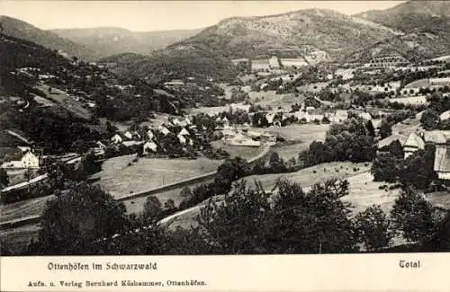 Ak Ottenhöfen im Schwarzwald, Landschaftsaufnahme, Ottenhöfen, Schwarzwald, Häuser, Berge