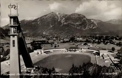 Ak Garmisch Partenkirchen in Oberbayern, Olympia-Skistation gegen Garmisch-Partenkirchen, Kramer