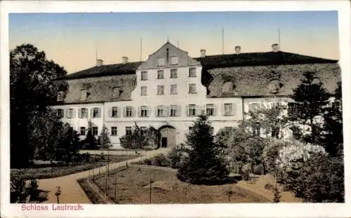 Ak Lautrach an der Iller Schwaben Unterallgäu, Schloss