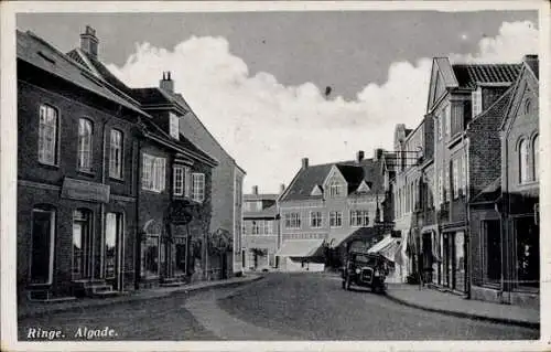 Ak Neugnadenfeld Ringe Grafschaft Bentheim, Straßenansicht, Gebäude, Wolken, Auto