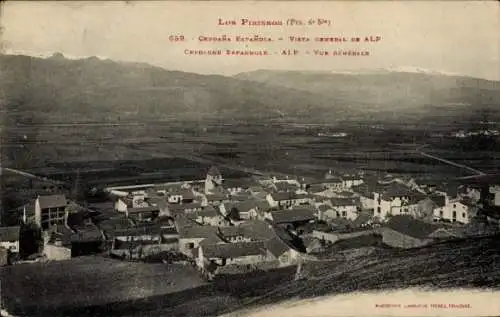 Ak Alp in den Pyrenäen Cerdanya Katalonien, Panorama