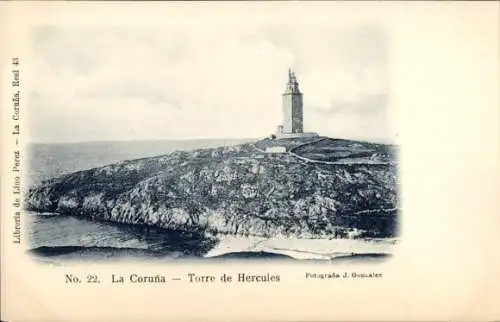 Ak La Coruña Galicien, Torre de Hercules