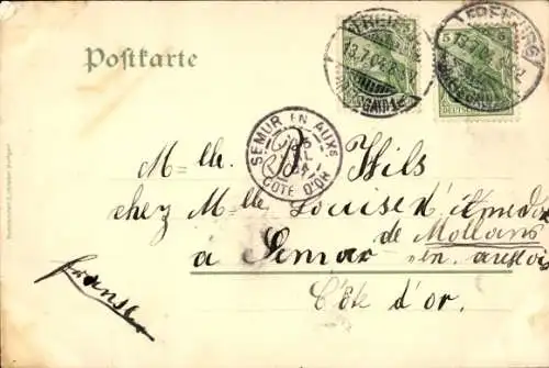 Litho Schwarzwald, Landschaft, Kühe auf einer Weide