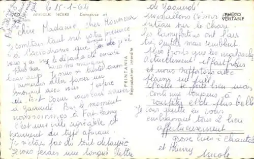 Ak Afrika, Tänzerin, Tam-Tam