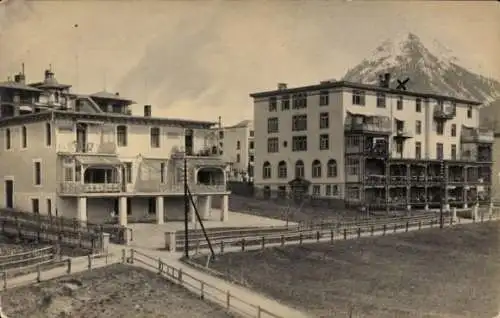Foto Ak Davos Kanton Graubünden, Hotels