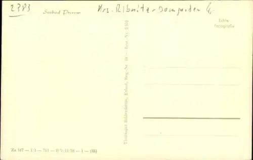 Ak Seebad Prerow, HO Gaststätte am Strand