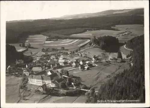 Foto Friedenweiler im Schwarzwald, Schloss Friedenweiler, Fliegeraufnahme