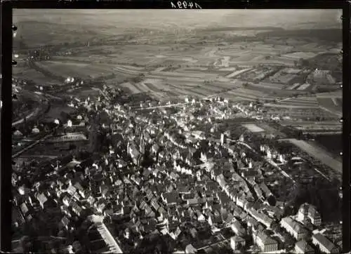 Foto Bretten im Kreis Karlsruhe Baden Württemberg, Totalansicht, Fliegeraufnahme