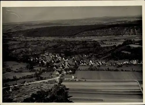 Foto Unterderdingen Oberderdingen, Totalansicht, Fliegeraufnahme