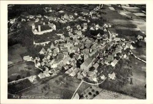 Ak Abenberg in Mittelfranken, Burg, Fliegeraufnahme