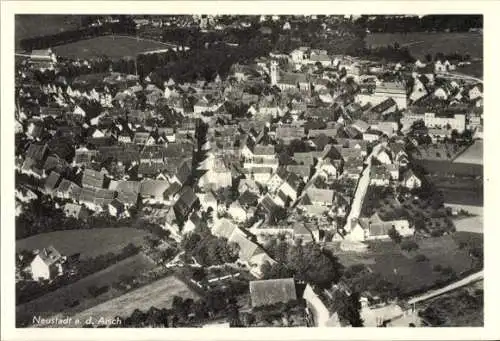 Ak Neustadt an der Aisch Mittelfranken, Fliegeraufnahme