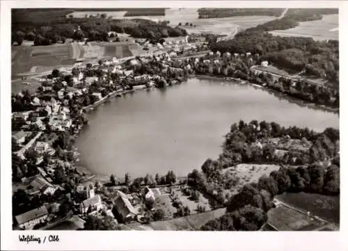 Ak Weßling in Oberbayern, Fliegeraufnahme