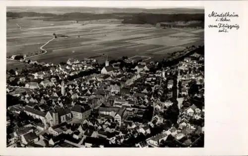 Ak Mindelheim im Unterallgäu, Fliegeraufnahme