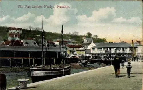 Ak Newlyn Penzance Cornwall England, Fish Market