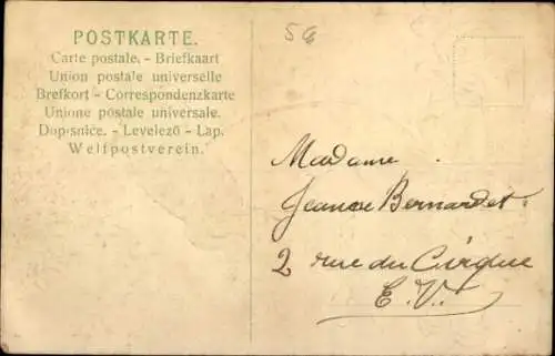 Präge Ak Glückwunsch Neujahr, Schwein