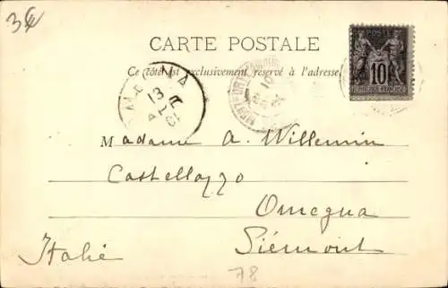 Ak La Chapelle Saint Laurent Deux Sèvres, Entrée du Cimetière