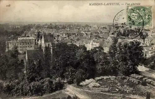 Ak Maisons Laffitte Yvelines, Gesamtansicht