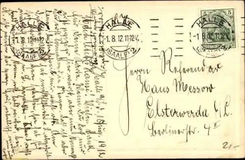 Künstler Ak Junge Frau, Portrait