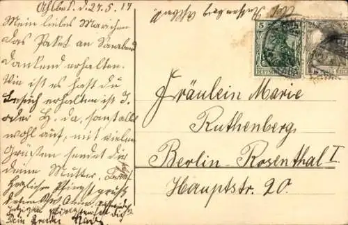 Ak Glückwunsch Pfingsten, Durch Kampf zum Sieg