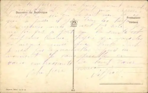 Ak Thessaloniki, Kinder in griechischer Tracht