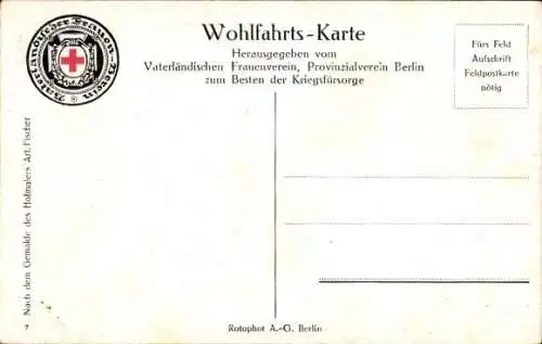 Ak Generalfeldmarschall Paul von Hindenburg, Porträt in Uniform