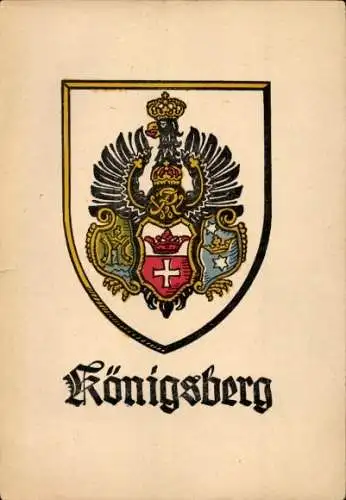 Wappen Ak Königsberger Landeswappen