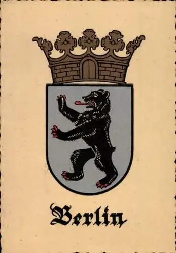 Wappen Ak Berlin, Berliner Bär