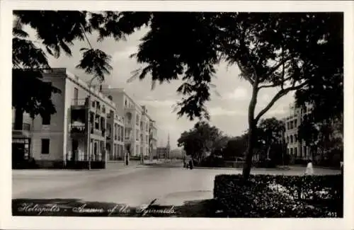 Ak Heliopolis Cairo Kairo Ägypten, Avenue of the Pyramids, Heliopolis