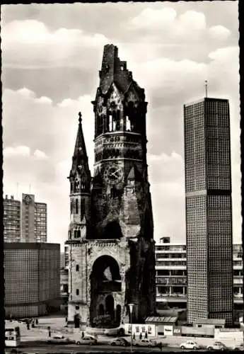 Ak Berlin Charlottenburg, Kaiser Wilhelm Gedächtniskirche