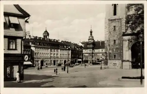 Ak Lutherstadt Eisenach in Thüringen, am Markt