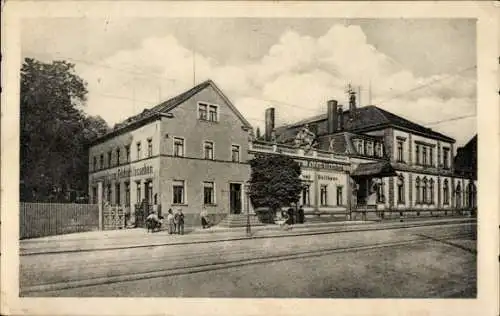 Ak Chemnitz in Sachsen, Konzert- und Ballhaus zum Feldschlößchen, historische Architektur