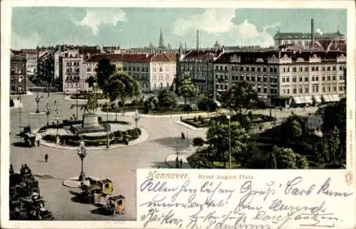 Litho Hannover in Niedersachsen, Ernst August Platz