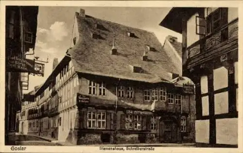 Ak Goslar am Harz, Siemenshaus, Schreiberstraße