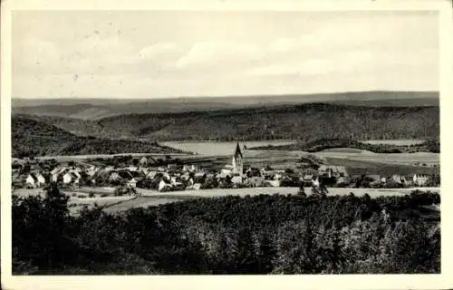 Ak Bell am Laacher See Eifel, Panorama