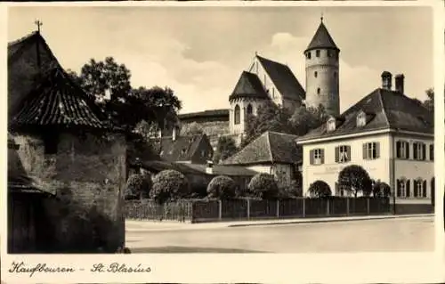 Ak Kaufbeuren am Wertach in Schwaben, St. Blasius Kirche, Maler