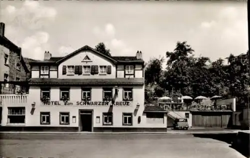 Ak Altenahr im Ahrtal, Hotel Restaurant Zum schwarzen Kreuz