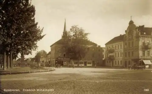 Ak Gussew Gumbinnen Ostpreußen, Friedrich Wilhelmplatz