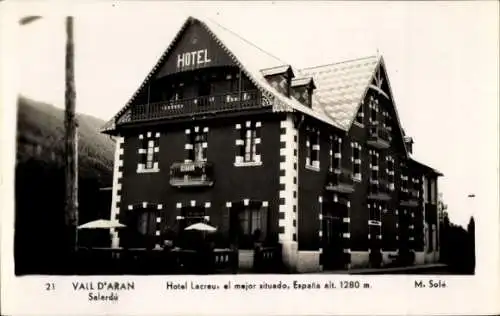 Ak Salardú Katalonien, Hotel Lacreu