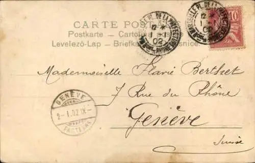 Litho Chillon Montreux Kanton Waadt, Schloss