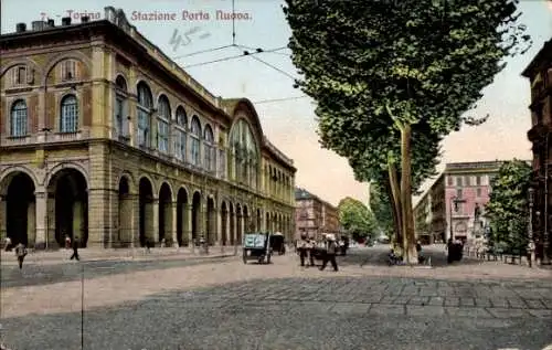 Ak Torino Turin Piemonte, Stazione Porta Nuova