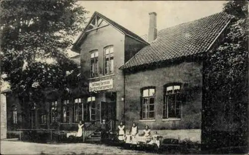 Ak Osnabrück in Niedersachsen, Kaffeehaus Barenteich