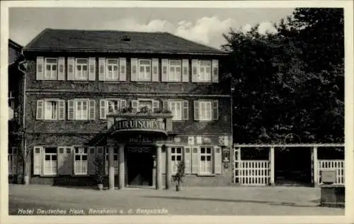 Ak Bensheim an der Bergstraße in Hessen, Hotel Deutsches Haus