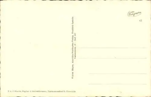 Ak Hartmannsdorf in Sachsen, Schule