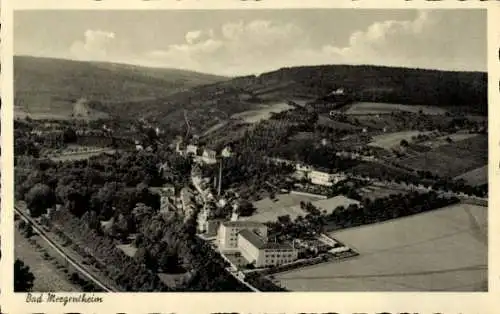 Ak Bad Mergentheim in Tauberfranken, Fliegeraufnahme, Kuranstalt Haus Schwaben