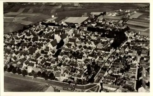 Ak Neustadt an der Donau Niederbayern, Fliegeraufnahme