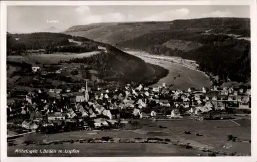 Ak Möhringen in Baden Tuttlingen, Fliegeraufnahme
