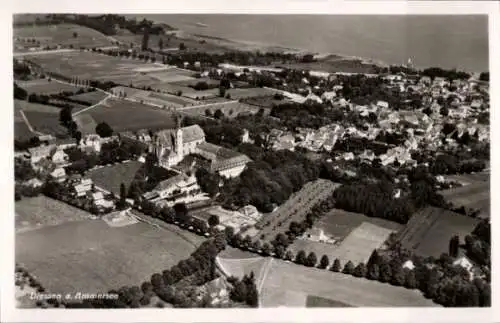 Ak Dießen am Ammersee Oberbayern, Fliegeraufnahme